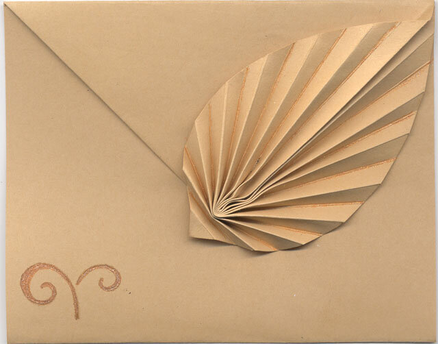 elegant leaf card