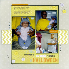 A Little Mouse In Our House At Halloween