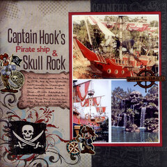 Captain Hook's Pirate Ship & Skull Rock