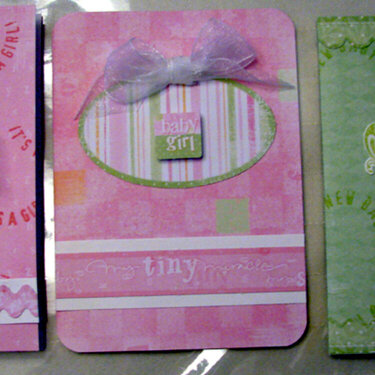 Three Baby cards for Cardsforheroes.org