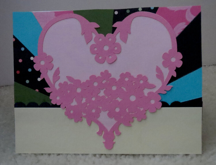 Pink Anniversary Card for friends