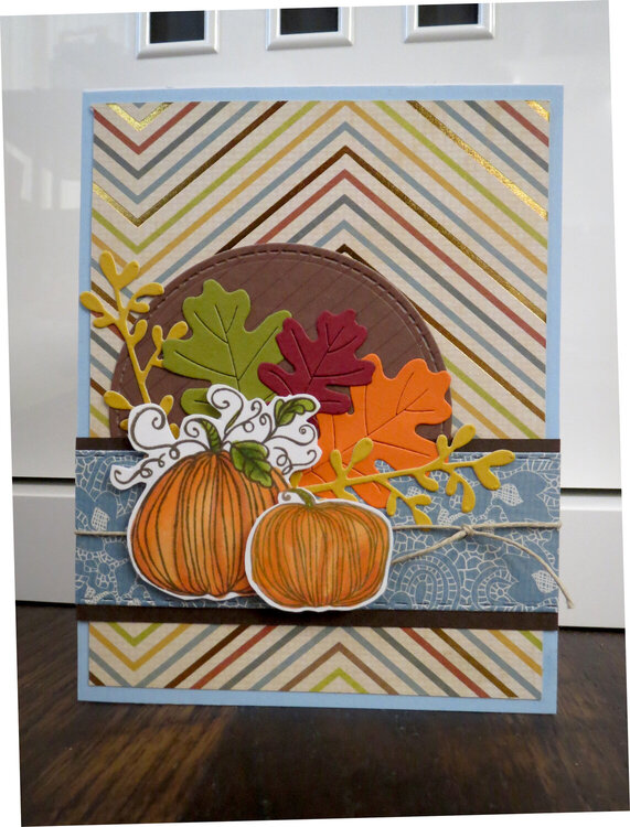 Fall Pumpkin Card