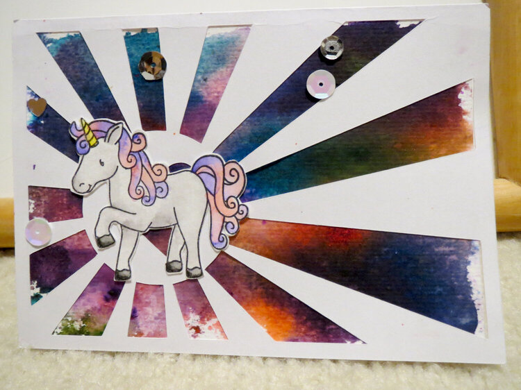 Card for Niece - Unicorn