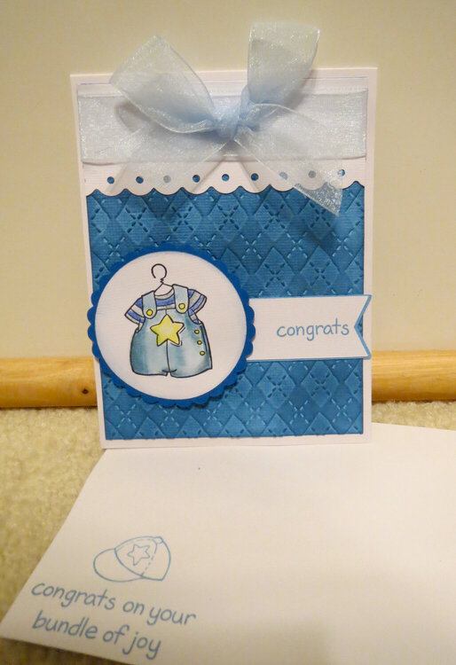 Baby Boy Card with Envelope