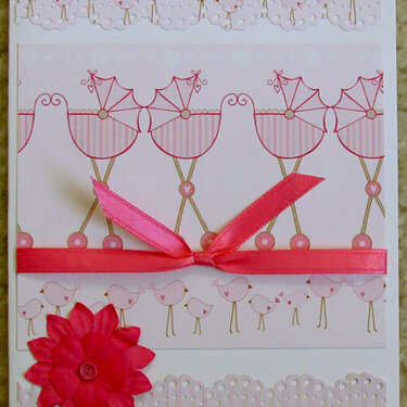 Baby Girl Card for Operation Write Home
