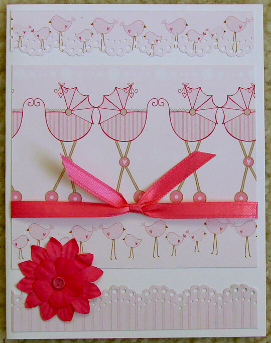 Baby Girl Card for Operation Write Home