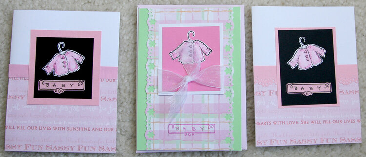 Baby cards for Operation Write Home