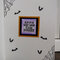 Halloween Bat Window Card - inside