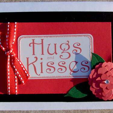 Hugs and Kisses card for Ben