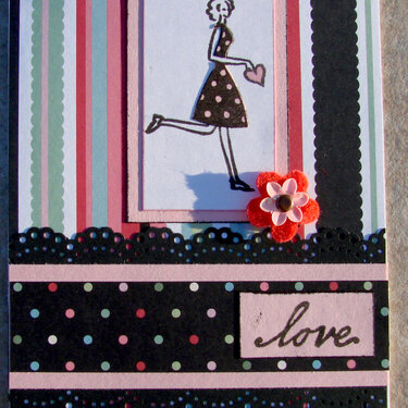 Love with lady card for Ben