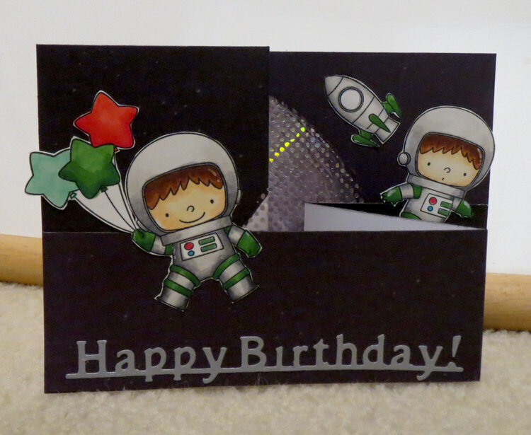 Hubby&#039;s birthday card - Front