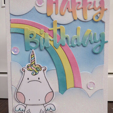 1st Birthday Card for Great Niece