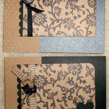 Black and Tan Love cards 2 for Operation Write Home