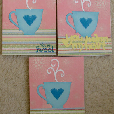 You warm my Heart cards for Operation Write Home