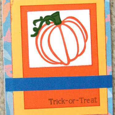 Trick-Or-Treat card