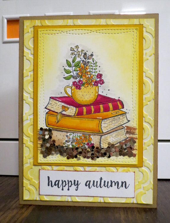 Autumn Book Card