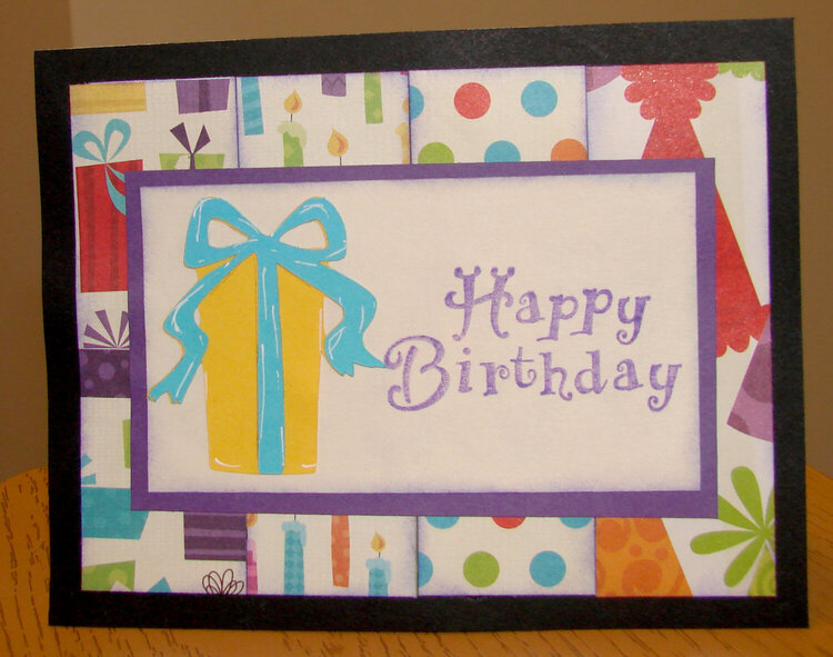 Birthday card for Operation Write Home