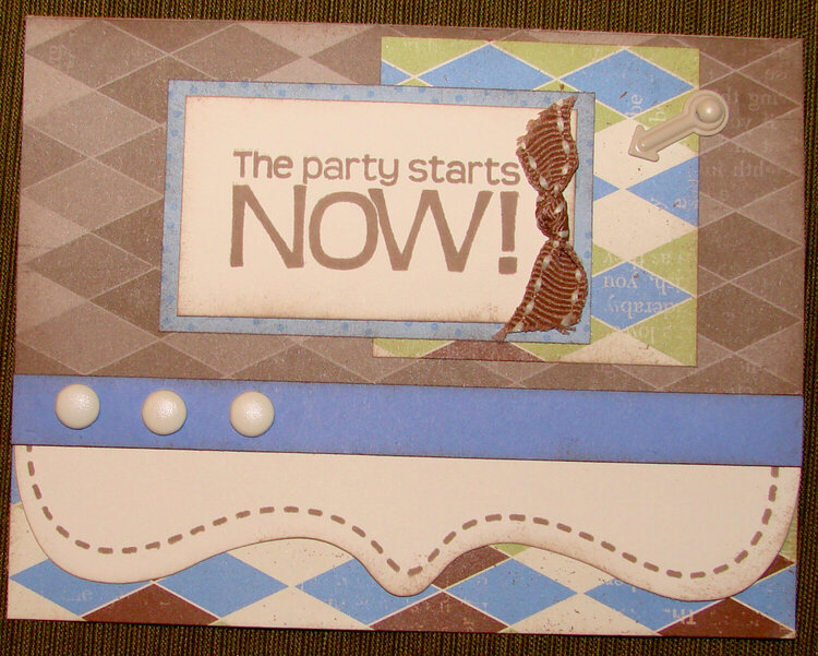 The Party Starts Now Card