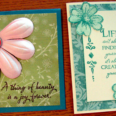 Close to My Heart Workshop Cards 3/09 2