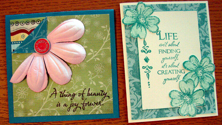 Close to My Heart Workshop Cards 3/09 2