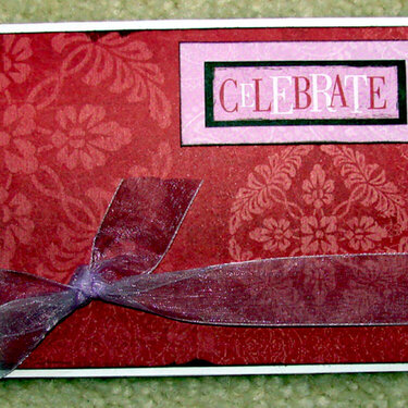 Celebrate card sent to Operation Write Home