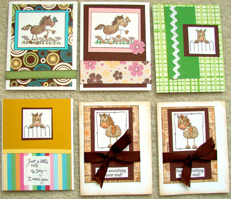 Charlie Horse Cards sent to OWH