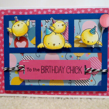 Birthday Chicks Card for Cheryl