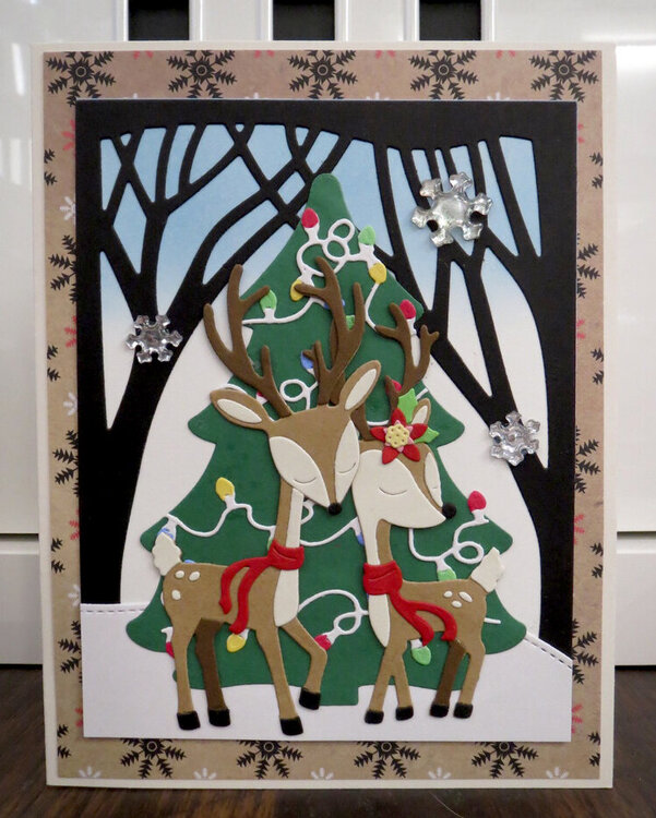 Christmas Deer card 2