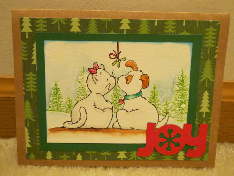 Mistletoe Christmas Card - 4