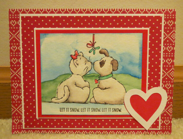 Mistletoe Christmas Card - 5