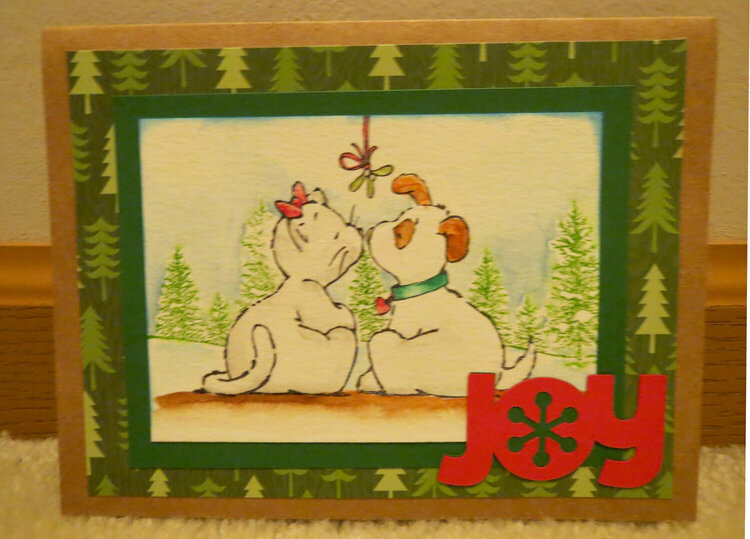 Mistletoe Christmas Card 6