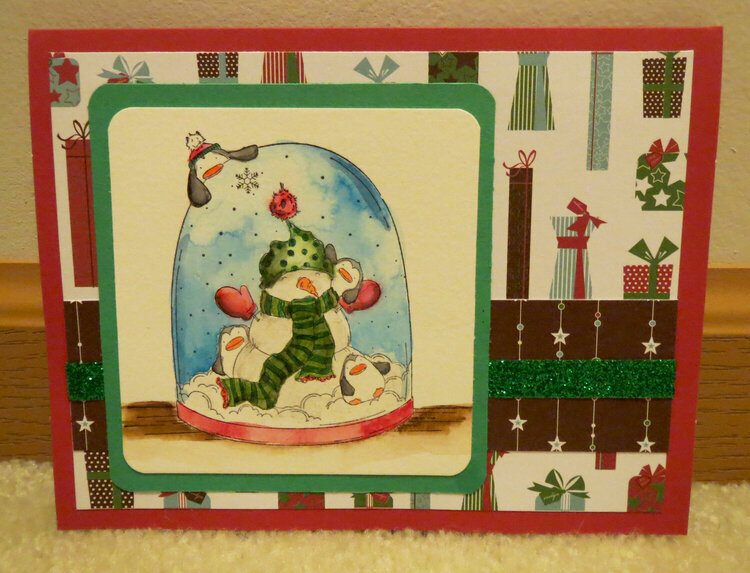 Snow Globe Card 9