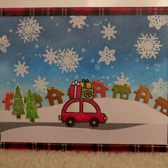 Car Christmas Card 1