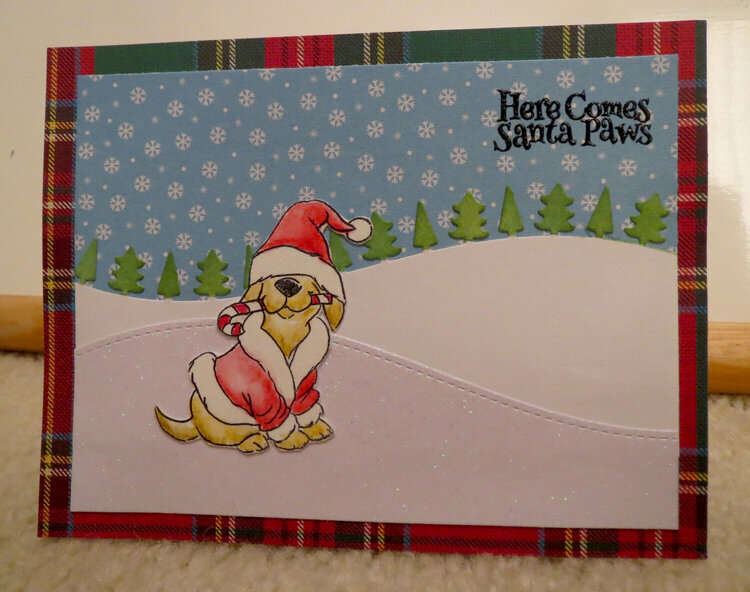 Santa Paws card 1