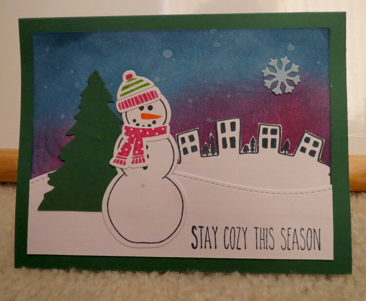 Snowman card