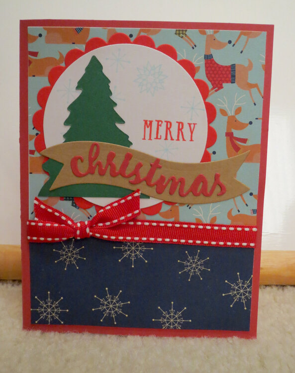 Christmas Tree Card 1