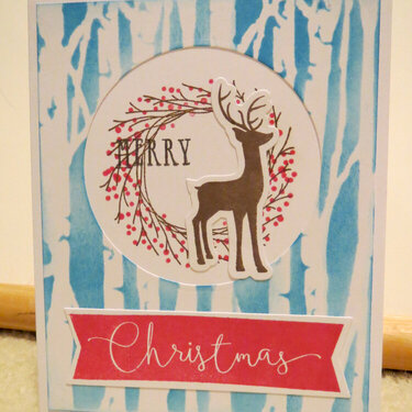 Wreath Deer Card 2