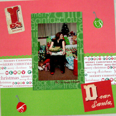 Last Page of Christmas Eve 2007 Album