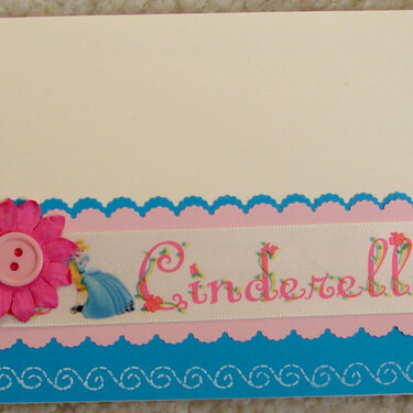 Cinderella card for Operation Write Home