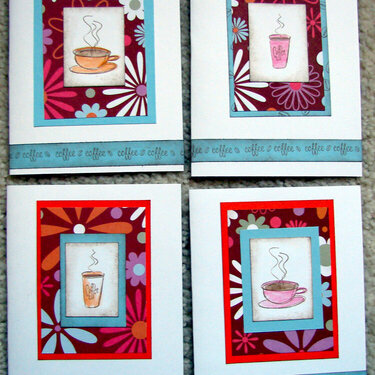 Coffee Cards sent to Operation Write Home