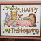 Critters feasting Thanksgiving card 3