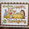 Critters feasting Thanksgiving card 4