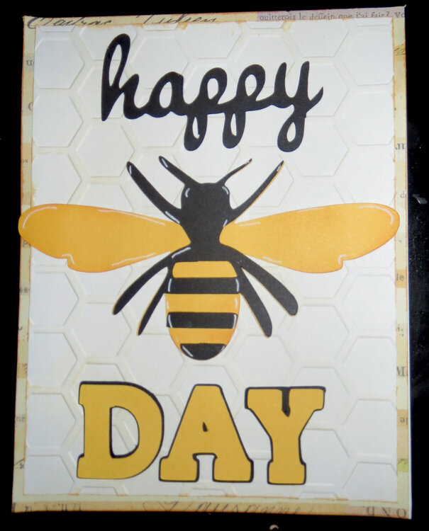 Bee Day Card for my Sister