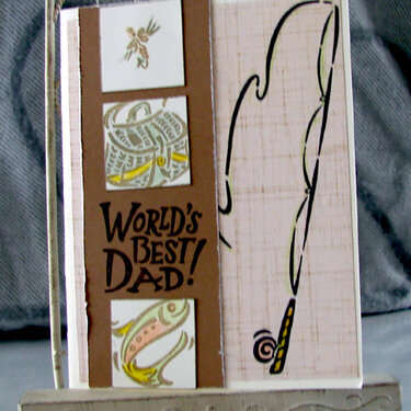 Close to My Heart World&#039;s Best Dad Card 1