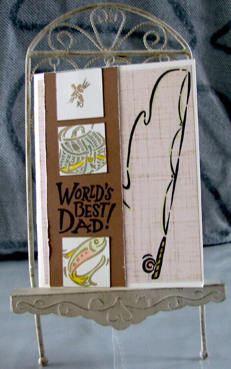 Close to My Heart World&#039;s Best Dad Card 1