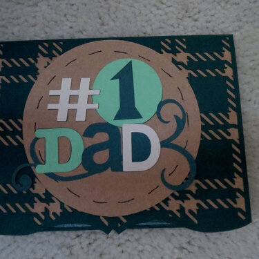 #1 Dad Birthday Card