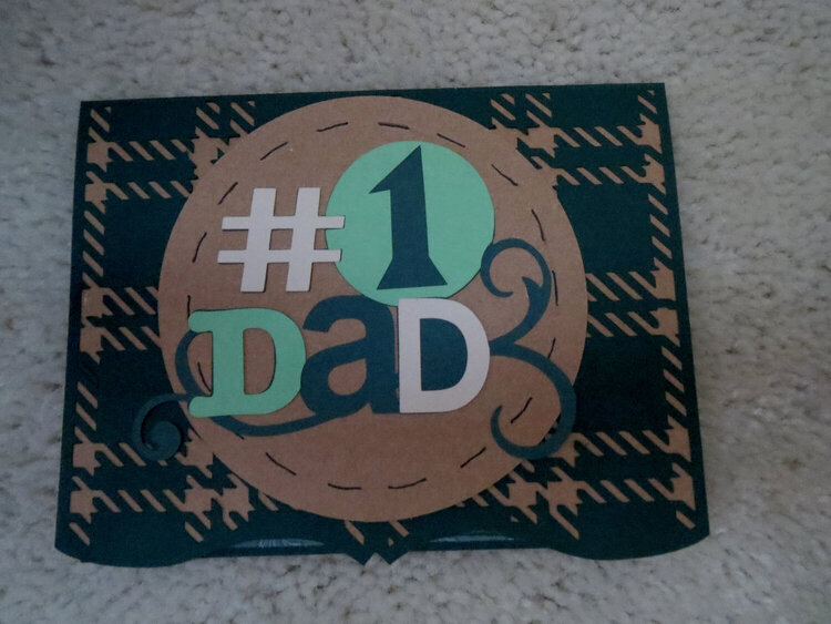 #1 Dad Birthday Card
