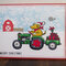 Farm Tractor Christmas card 1