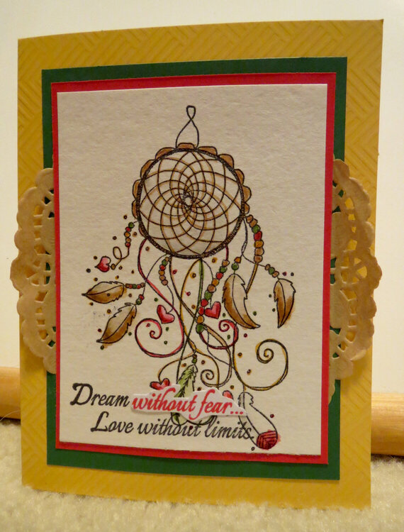 Dream Catcher card for friend