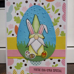 Gnome bunny Easter card